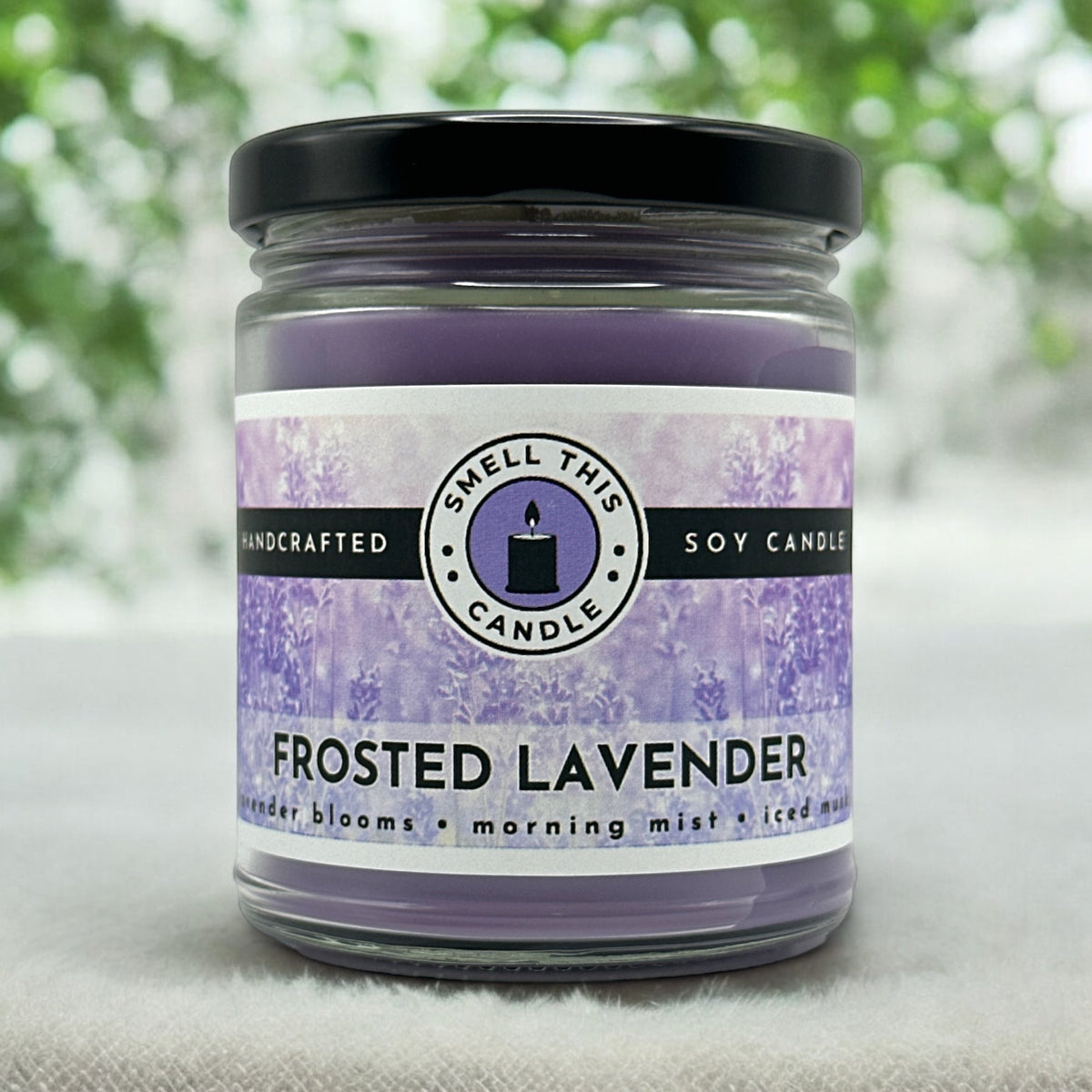 Frosted Lavender candle