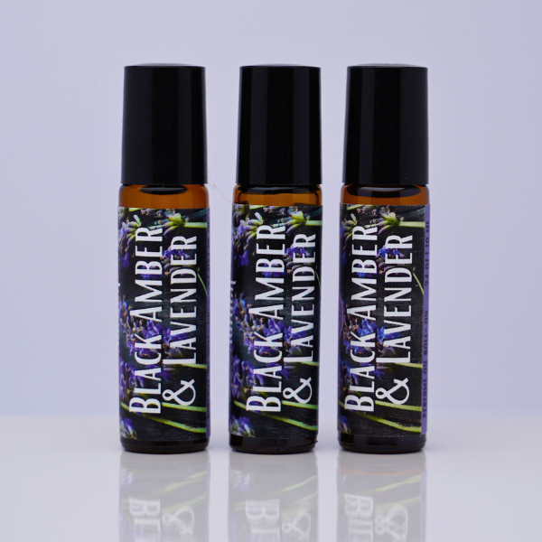 Black Amber &amp; Lavender Perfume Oil