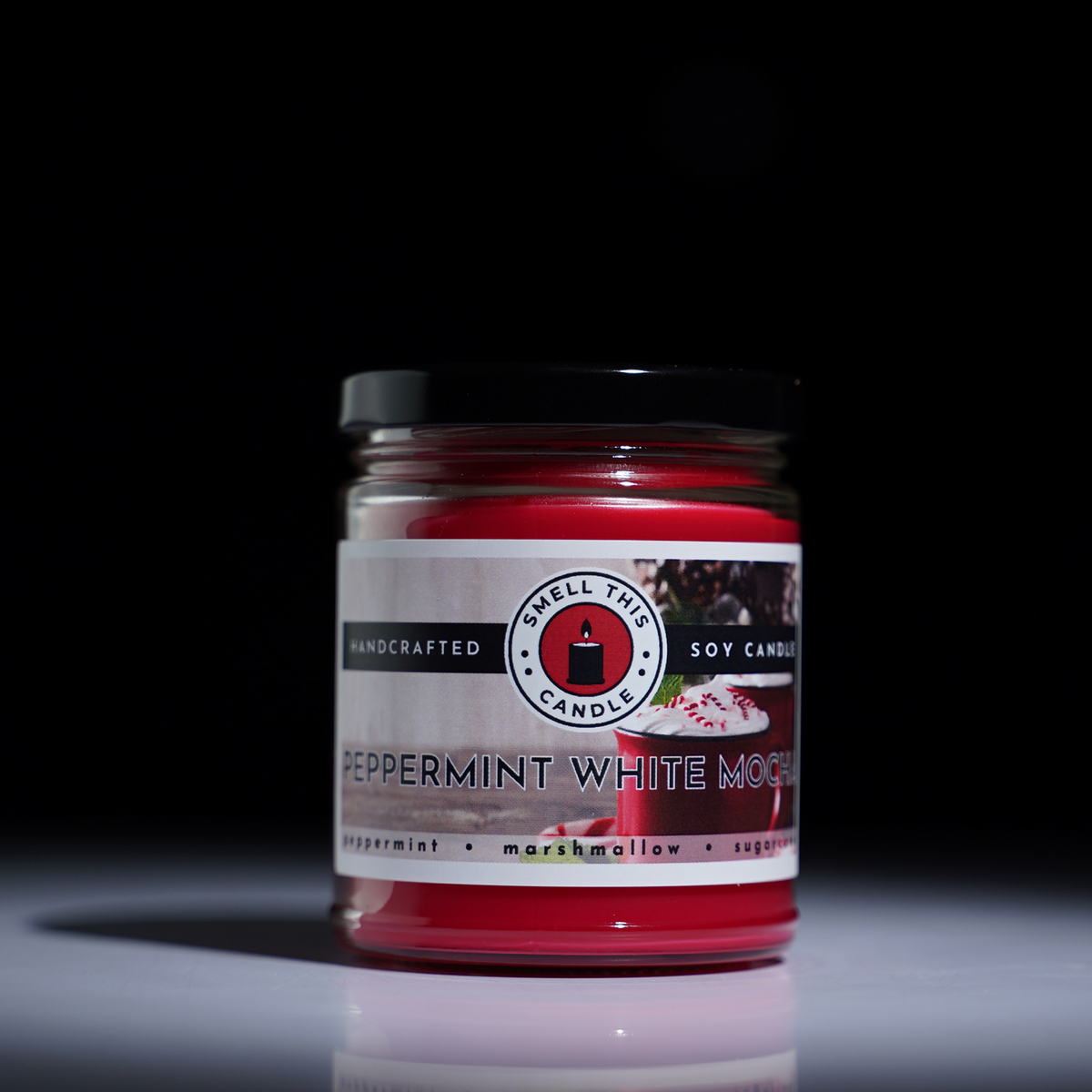 Peppermint White Mocha candle
