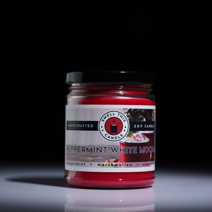 Peppermint White Mocha candle